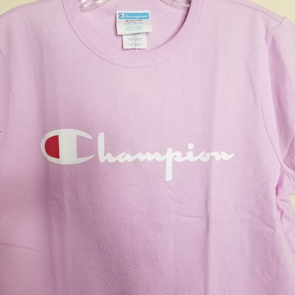 Champion Women's Heritage Tee Pink Ice Cake NWT - Picture 6 of 10